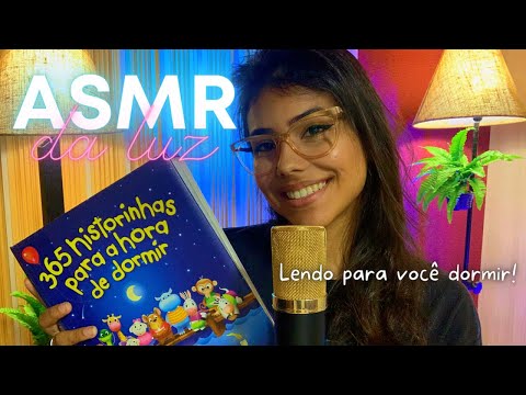 ASMR LENDO PARA VOCÊ DORMIR!!