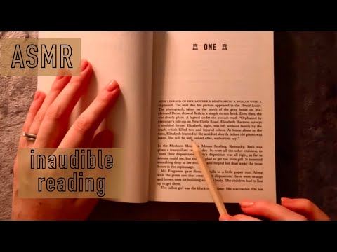 😴ASMR - Inaudible Reading - Queen's Gambit - Clicky Whispering / Mouth Sounds / Tracing