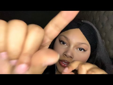 asmr| plucking negativity out of your mind 😴 (gum chewing, close whispers, mouth sounds)