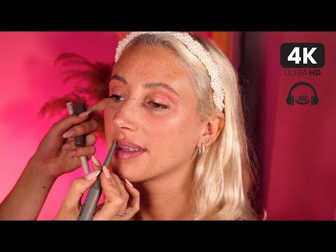 ASMR ✨ 1 hour ✨ Bridal Make-up, Hair & Perfectionist Dress Clothing Adjustments in 4K