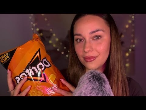 ASMR - Eating Doritos, Crunchy Mouth Sounds & Eating Sounds