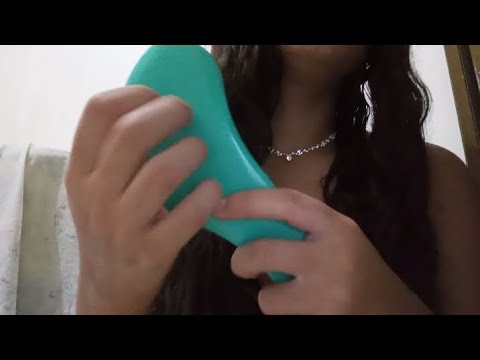 🍀 ASMR CASEIRO - finalizando o seu cabelo.