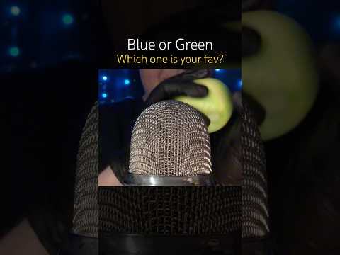 Blue or Green??! 🩵 #asmr