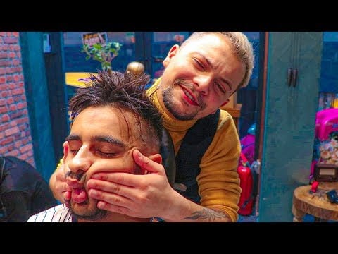 SLEEP WELL WITH ASMR BARBER MASSAGE 🌠 YOUR ASMR THERAPY IN BARBER SHOP 💊