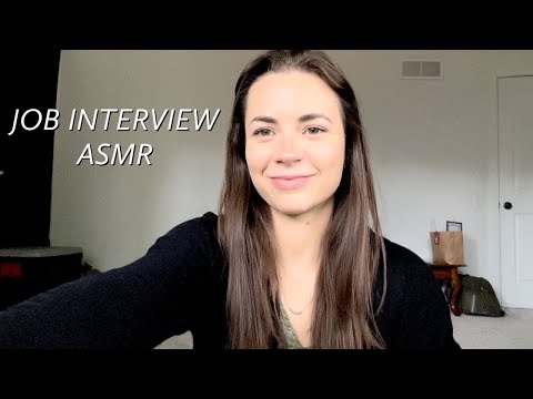 ASMR Job Interview Roleplay 👩‍💼👨‍💻 (Soft-Spoken, Typing Sounds)