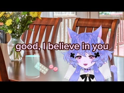 “ASMR” Roleplay: Your Mom Makes Sure You Take Your Pills and Guides You Through Swallowing One