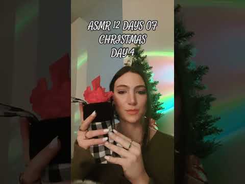 ASMR CRINKLES ~ 12 DAYS OF CHRISTMAS 💚 {day 4} #asmr #christmas #asmrshorts