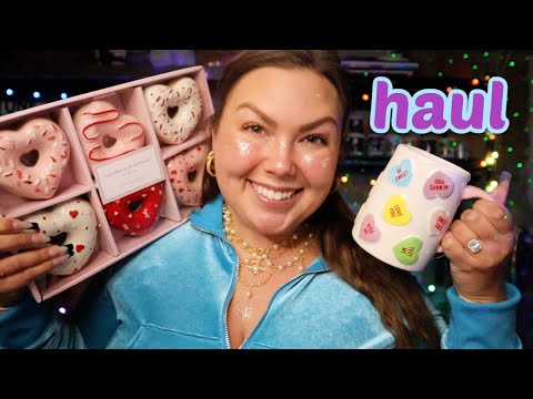 asmr/ 💕Valentine’s Day💕home goods HAUL💝 (whisper)