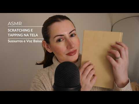 ASMR - Scratching e Tapping na Tela | SOLANGE PRATA