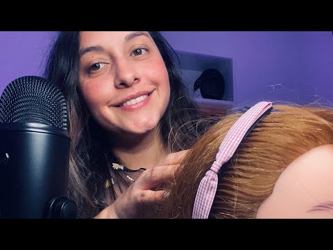 ASMR✨ CHISMESITO INAUDIBLE MIENTRAS RASCO TU CABEZITA 🎙️ ♥️ ✨