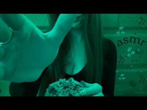 ASMR Head Massage & Visual Triggers (color changing background + no talking)