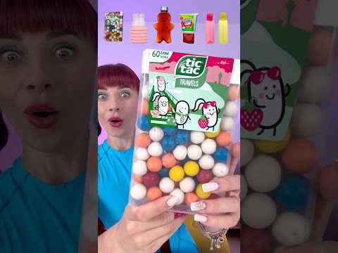 ASMR Emoji Giant Candy, Magic Drink #shorts