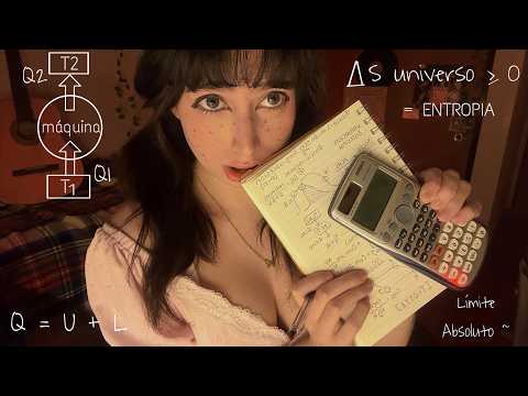 ୭ ¿PODRÁ ESTA CHICA NERD ENSEÑARTE TERMODINAMICA? EN ASMR ୭.ᐟ