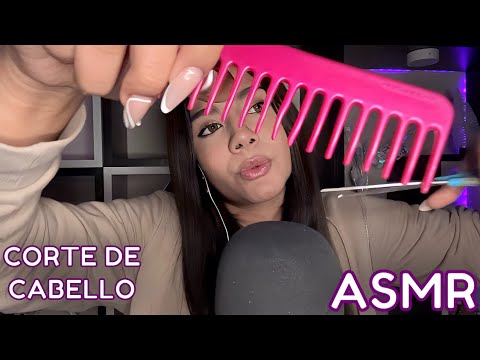 ASMR ESPAÑOL / CORTE DE CABELLO INTENSO y REALISTA / roleplay PELUQUERÍA