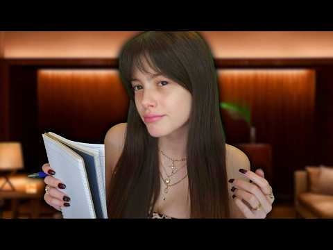 ASMR | NOSY Receptionist Who’s *DEFINITELY* In Your Business 🤫 (+ PLOT TWIST)