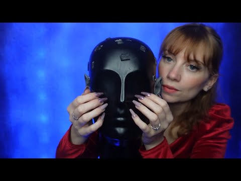 ASMR - Gentle whispers with Bennie Long Nails Delicate Tapping