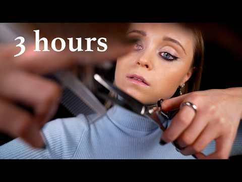 ASMR | CUTTING, WASHING, PERFECTING & CLIPPING your hair