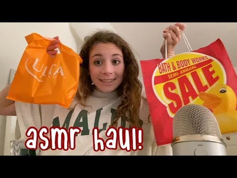 ASMR Ulta and Bath and Body Works Haul!