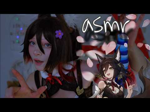 АСМР С Тинъюнь | Разные Триггеры на 3DIO | ASMR Triggers with Tingyun 🌺