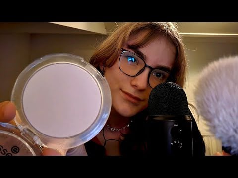 FAST ASMR || Doing Your Hair and Makeup in one minute ✨️