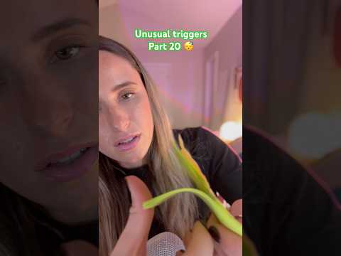 Unusual triggers 💛😴 #asmr #asmrtriggers #asmrvideo #relax #asmrsleep  #asmrtriggers #asmrvideo