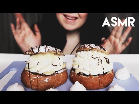 ASMR Marängsvissemla & Maränger | Fettisdagen | Eatingsounds (Svenska)
