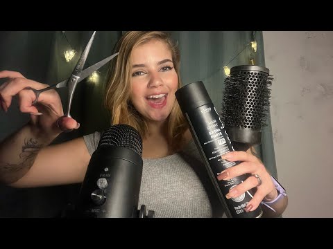 ASMR: CORTANDO SEU CABELO E A SUA BARBA ✨