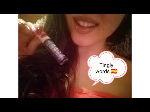 🤯 ASMR Palabras detonantes o cosquillosas / Spanish tingly words ASMR