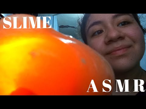 ASMR | Sonidos Con Slime Relajante | No Talking ☁️⭐🔶🎙️