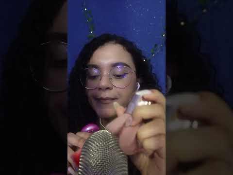 ASMR- Pincel no microfone