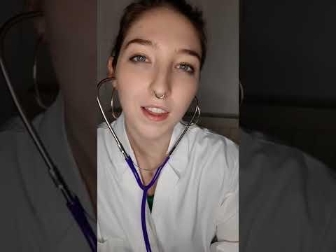 ASMR 1 minute tingles | doctor checks your heart ❤