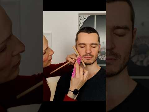 Beard combing and contour control