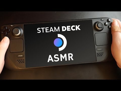ASMR ✨ A very tingly tour of the Steam Deck ✨ Close up whispering