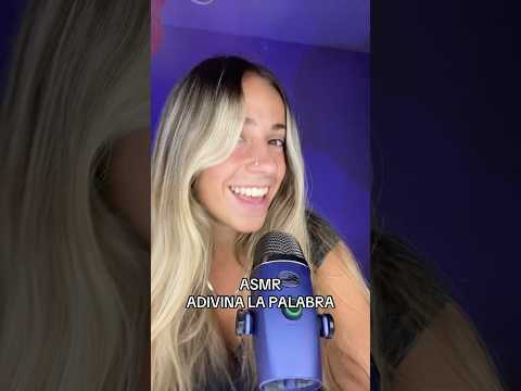 ASMR ADIVINA LA PALABRA 🤗 #asmr #relax #tingles #mouthwhisper #argentina