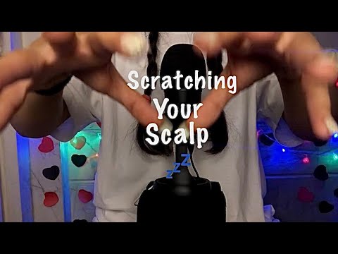 ASMR~ Scratching And Massaging Your Scalp💆🏻‍♀️Makes You Feel Sleepy 🛌 😴