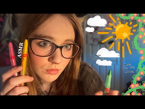 (ASMR) Drawing On Your Face