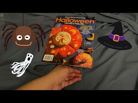ASMR Magazine Flipping No Talking  Version - Halloween 2025  