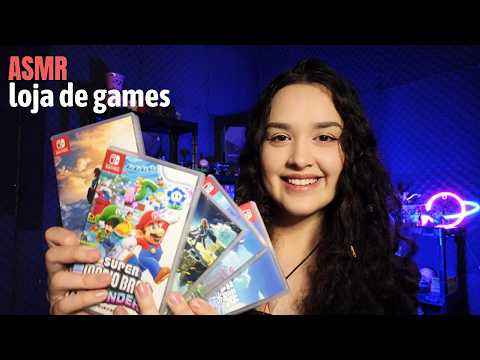 ASMR roleplay: vendedora de games