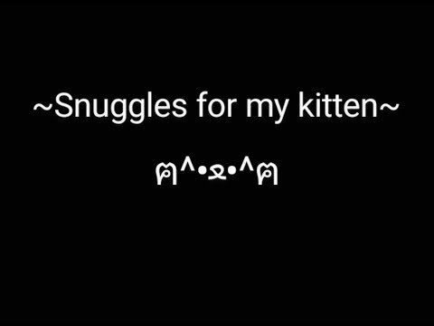 M4M | Snuggling my kitten to sleep | ASMR | Sleep aid