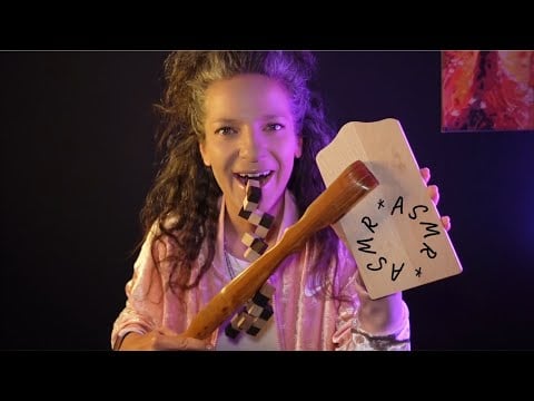 ASMR | Wood Triggers (Scratching, Tapping, Touching + Mouth Sounds)