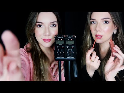 ASMR TWIN 👭 SONS DE BOCA MOLHADOS  👄 GÊMEAS TE FAZENDO ARREPIAR E DORMIR