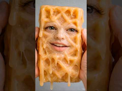 Impossible Waffles with Crazy Textures #asmr #relax #relaxing