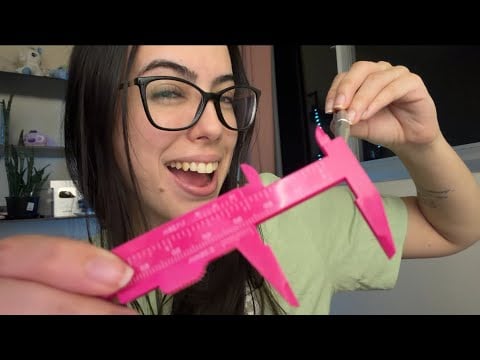 ASMR- FAZENDO SUA SOBRANCELHA ULTRA REALISTA! 