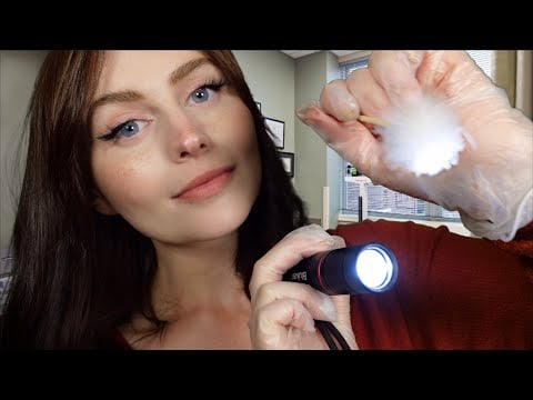 ASMR Detailed Ear Cleaning and Hearing Examination👂