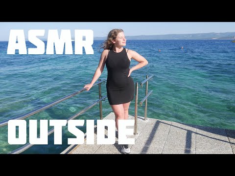 ASMR OUTSIDE Triggers | Nature ASMR | No Talking 🌴🌸🌿🌷🌊