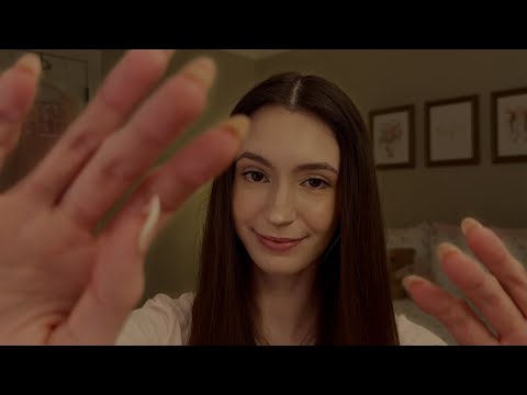 ASMR Touching Your Face Until You Fall Asleep😴 | Brown Noise, No Talking
