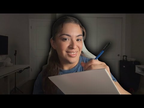 ASMR sketching a portrait of you ✍🏼- pencil ✏️ sounds 