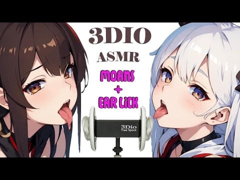[3DIO ASMR] Fast and Wet Ear Licking for Sleep ( No Talking ) ❤️