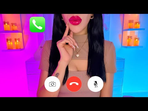 ASMR TENEMOS UNA VIDE0LLAMADA JUNT0S📲✨