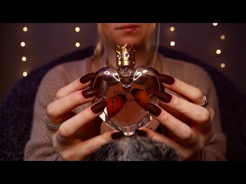 #ASMR | Tapping Triggers | No Talking | Glass Perfume Bottles